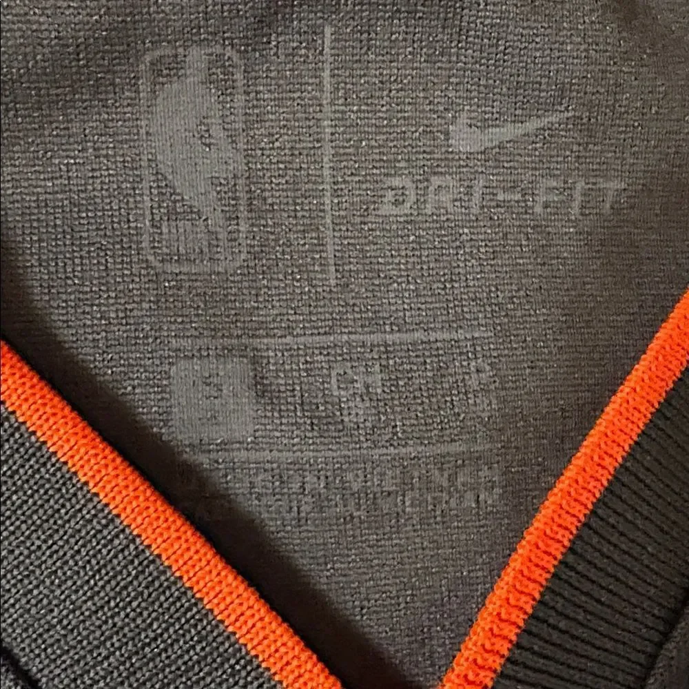 Orlando Magic Nike Charcoal and Orange Boys #5 Bamba Jersey Size S Size 8